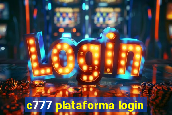 c777 plataforma login